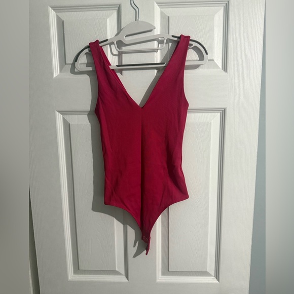 Express Tops - Express - Pink- Bodysuit - XS